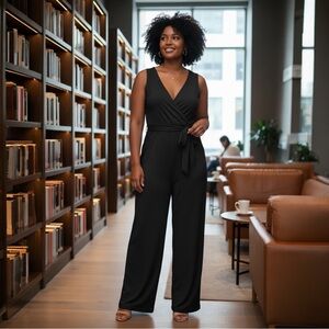 NWT The Drop x Caralyn Mirand Sleeveless Wrap Jumpsuit